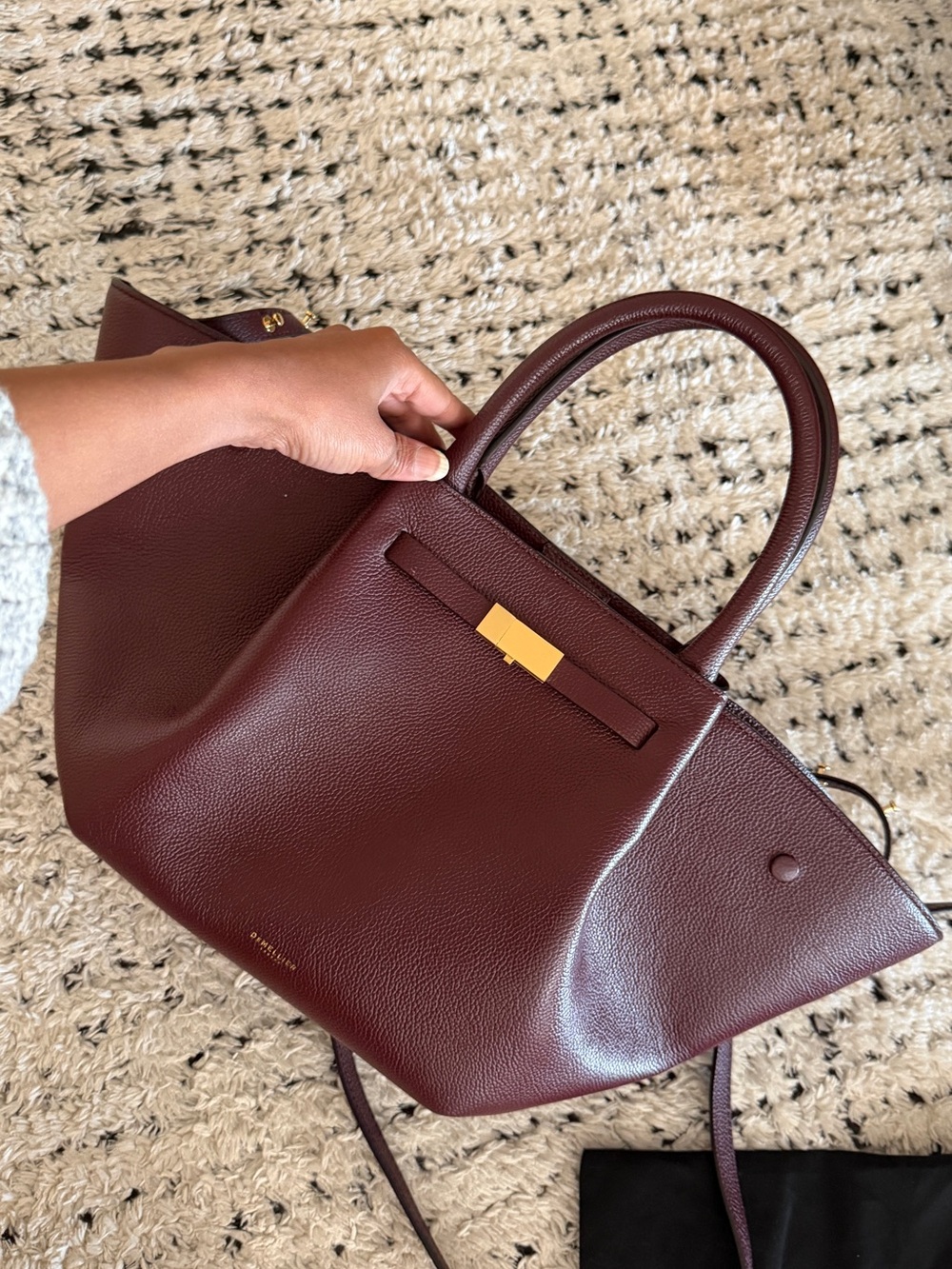DeMellier Burgundy New York Midi Bag